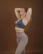 Women's sports bra in Navy