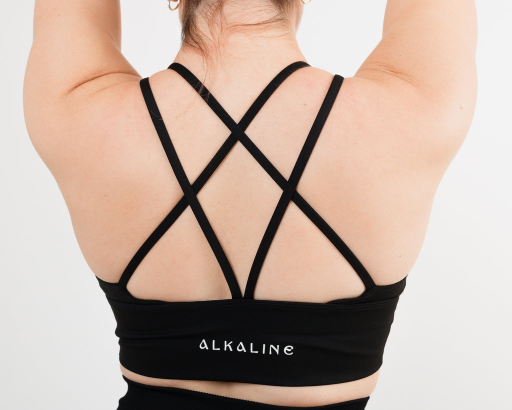 Women's sports bra in white