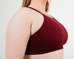 Women's Sports bra in Burgundy