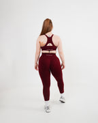 Women's Sports bra in Burgundy