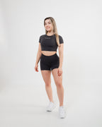 Women's seamless Shorts in Dark Grey