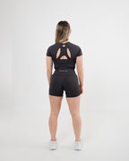 Women's seamless Shorts in Dark Grey