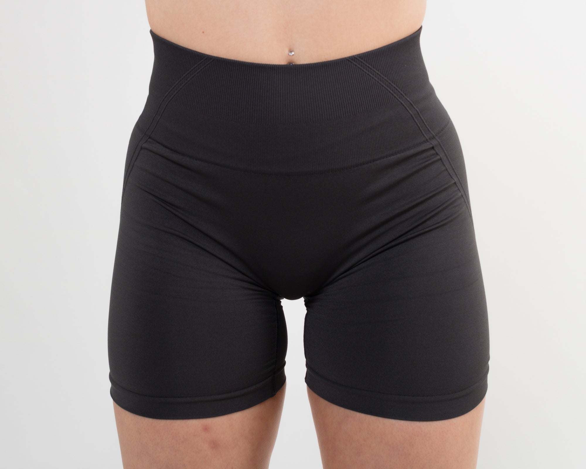 Women's seamless Shorts in Dark Grey