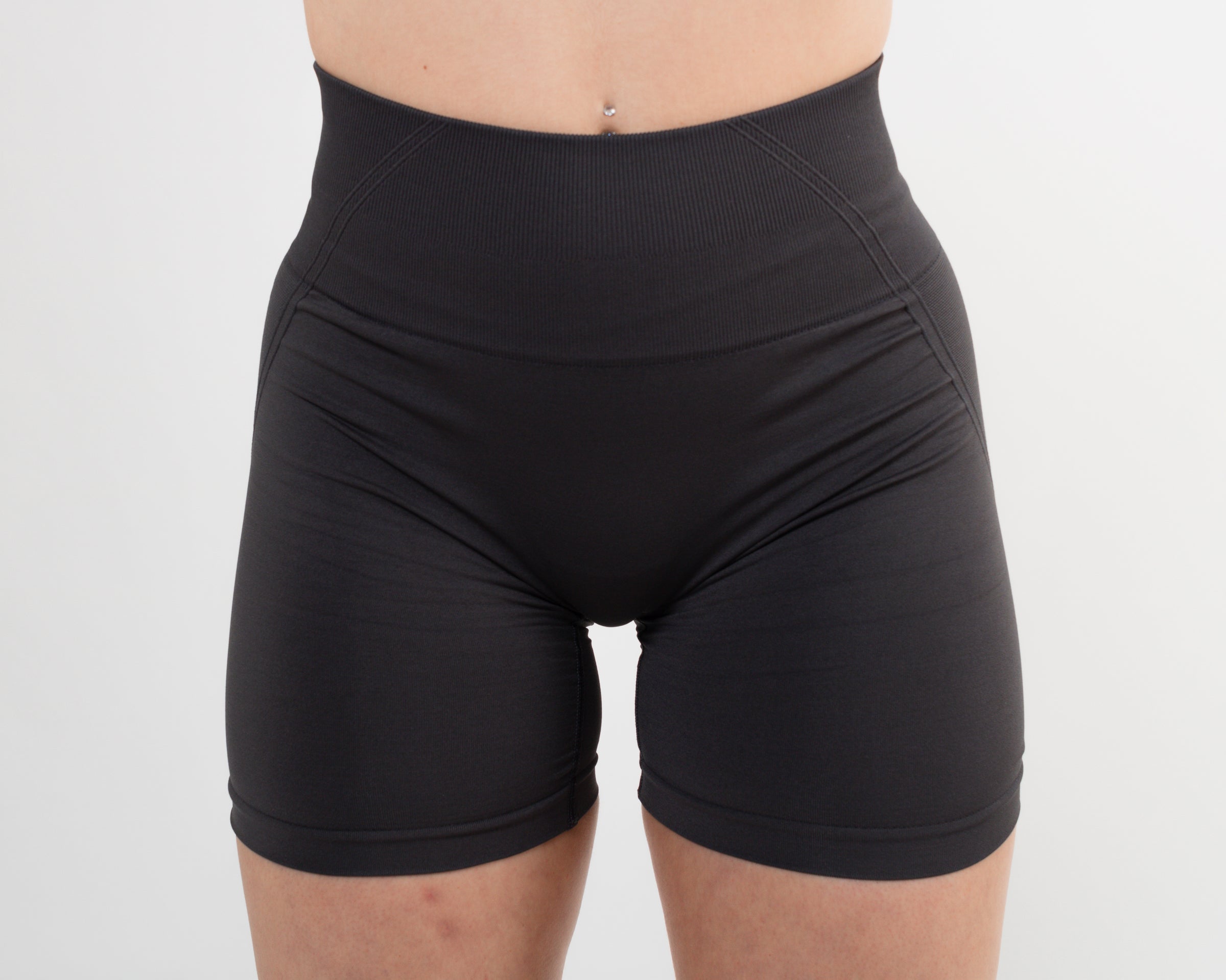 Women's seamless Shorts in Dark Grey