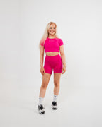 Women's seamless Shorts in Pink