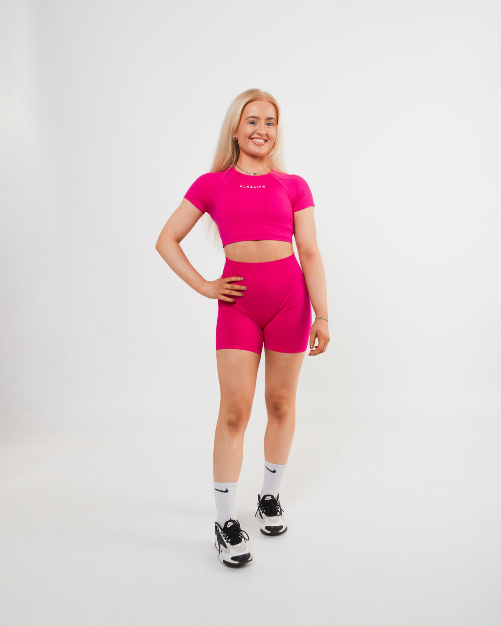 Women's cropped top in Pink