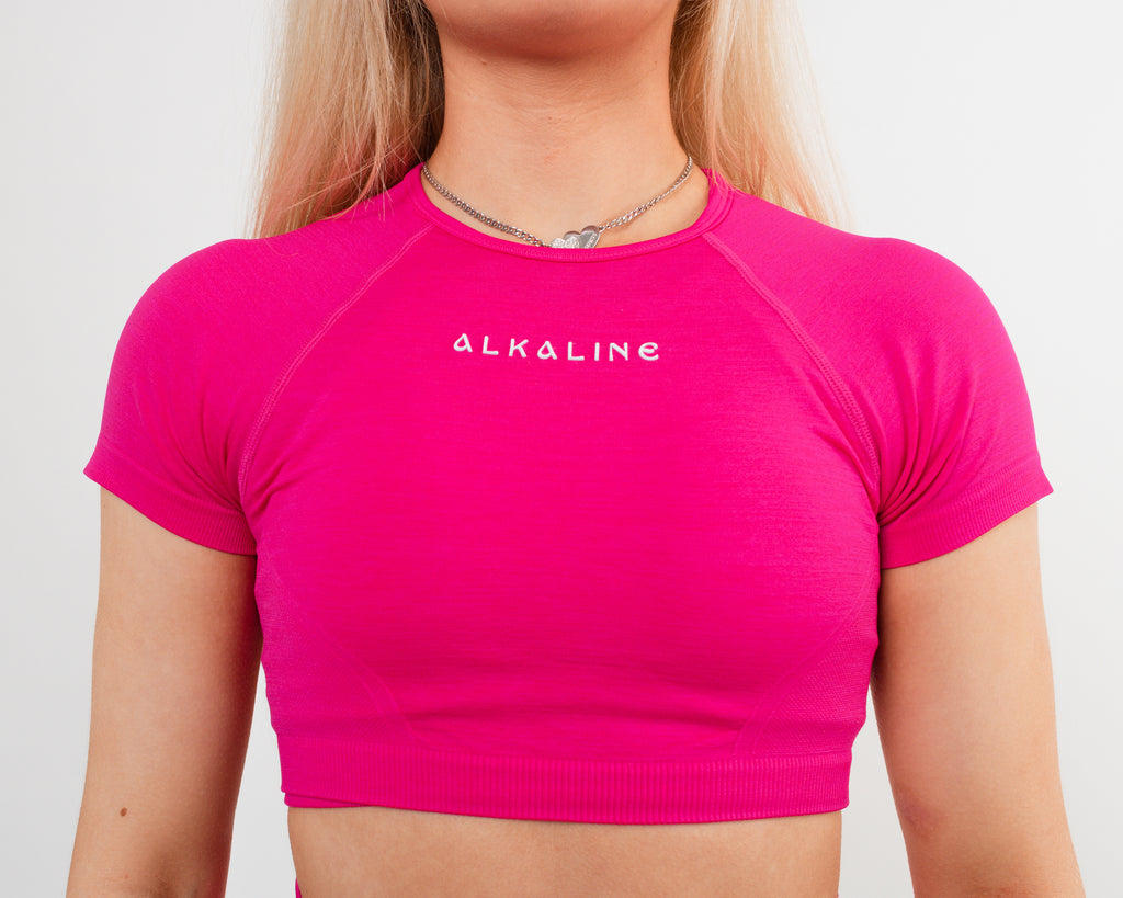 Women's cropped top in Pink