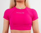 Women's cropped top in Pink