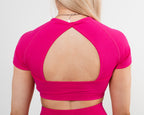 Women's cropped top in Pink