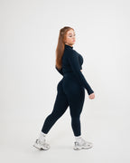 Women's scrunch Leggings in Navy