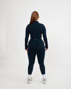 Women's scrunch Leggings in Navy