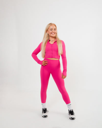 Women's scrunch Leggings in Pink