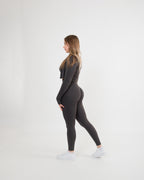 Women's scrunch leggings in Dark Grey