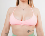 Women's minimal sports bra in Pink