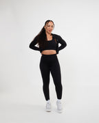 Women's scrunch Leggings in Black