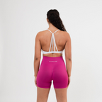 Women's minimal sports bra in White