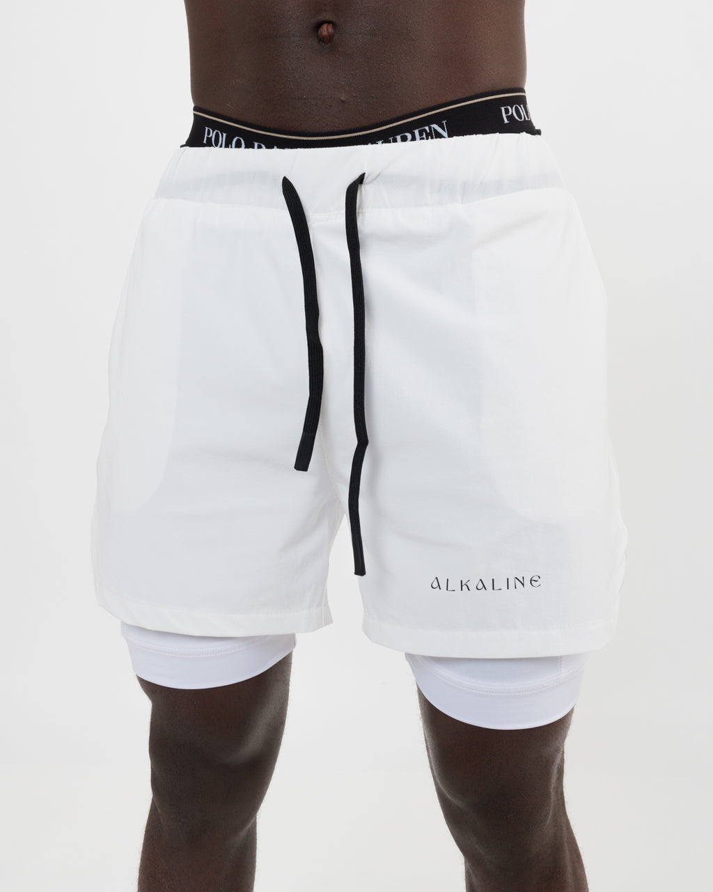 Men's Gym shorts in White