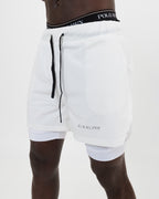 Men's Gym shorts in White