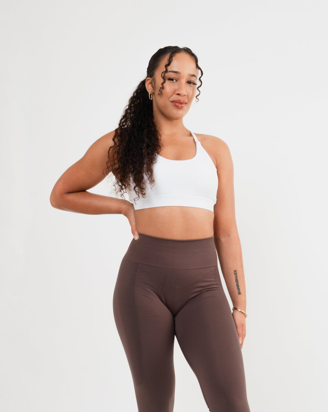 Women's Sports Bra in White