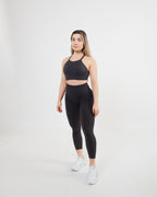 Women's seamless leggings in Dark Grey