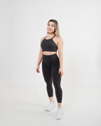 Women's seamless leggings in Dark Grey