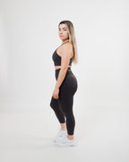 Women's seamless leggings in Dark Grey