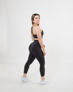 Women's seamless leggings in Dark Grey