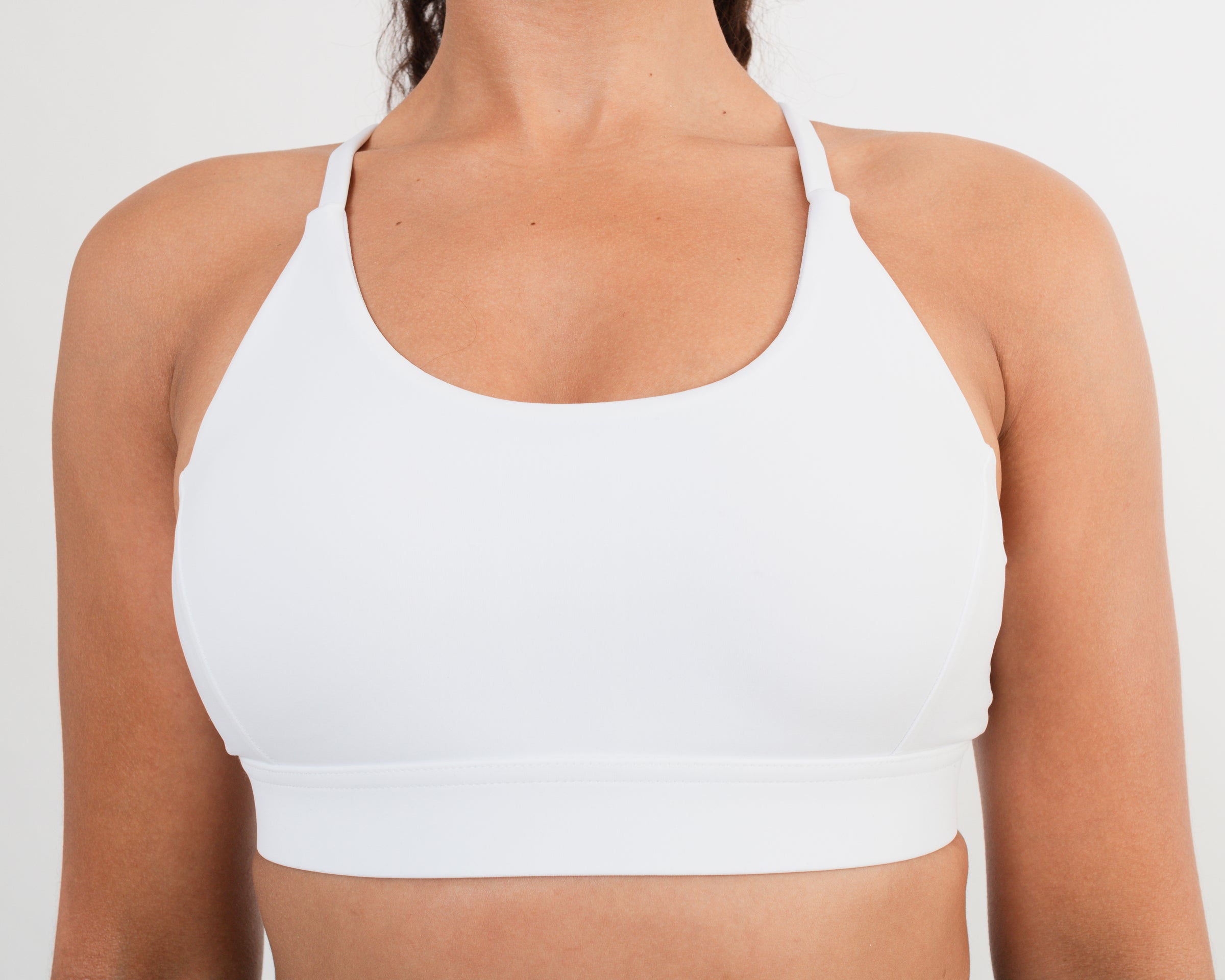 Women's Sports Bra in White