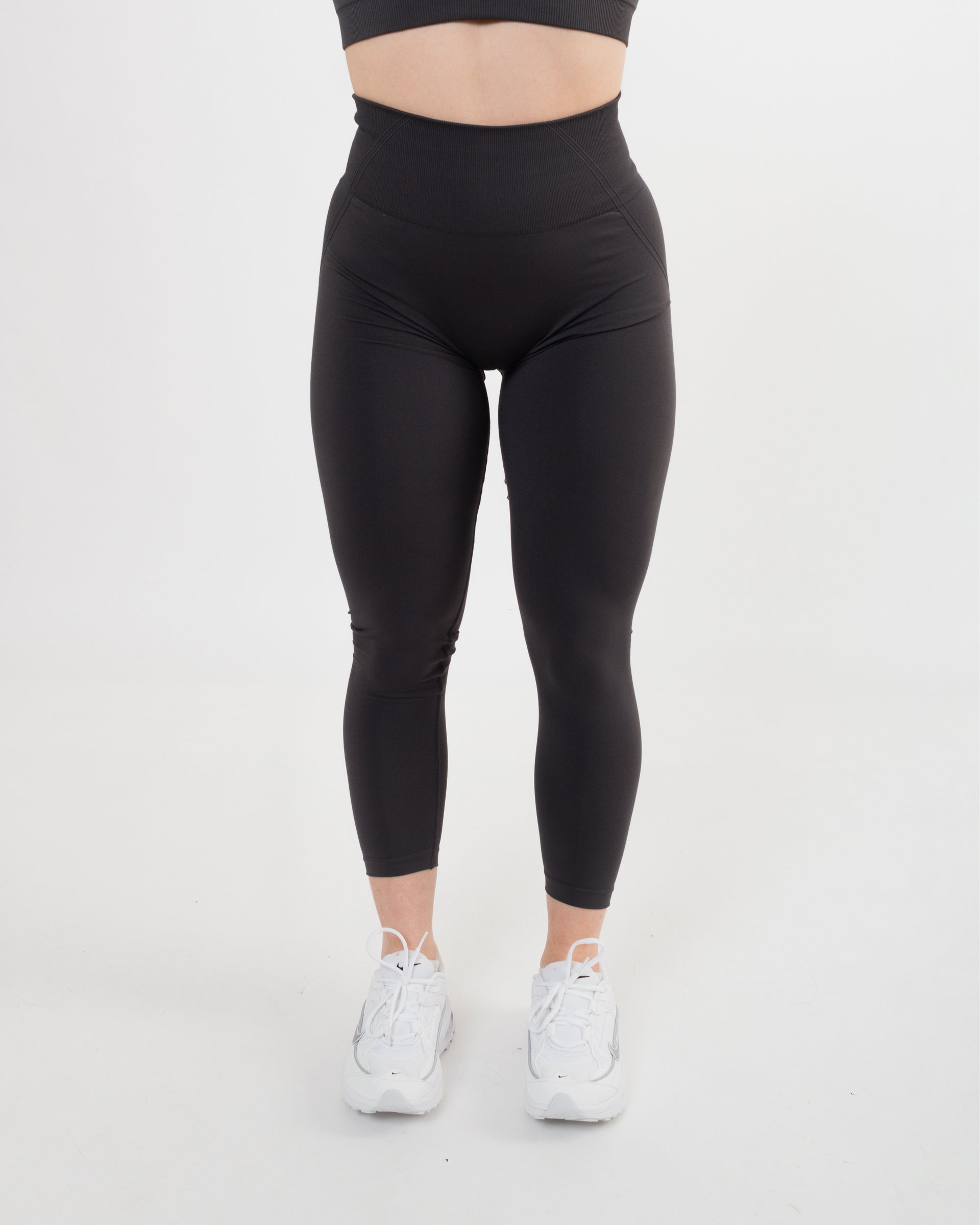 Women's seamless leggings in Dark Grey