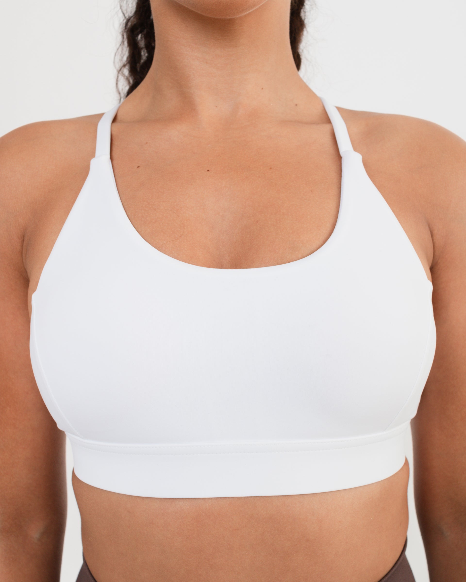 Women's Sports Bra in White