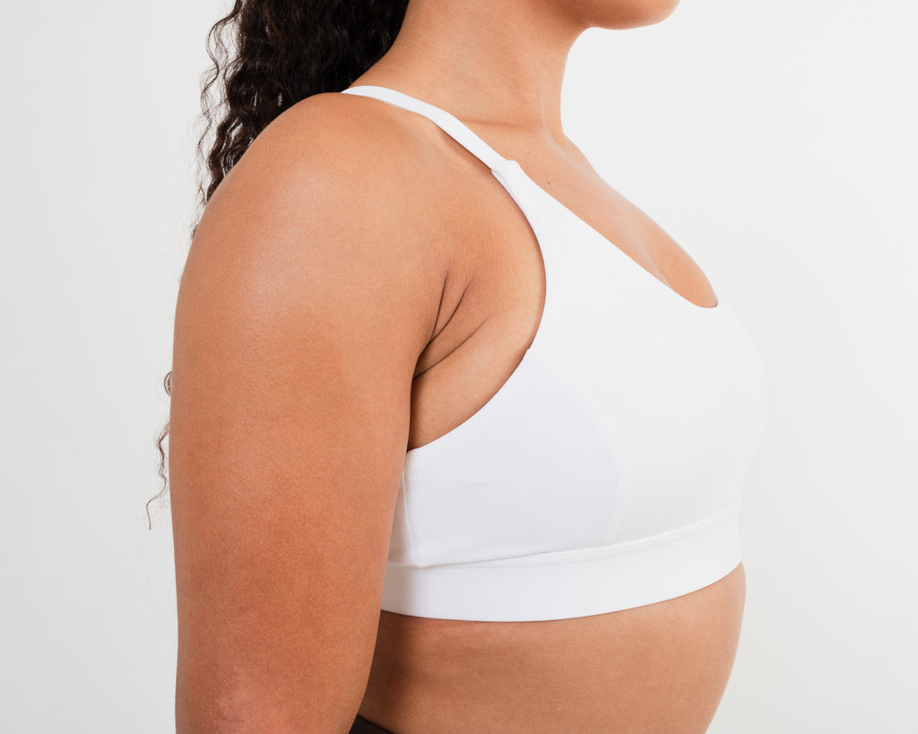 Women's Sports Bra in White