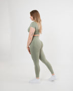 Women's seamless leggings in Green
