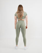 Women's seamless leggings in Green