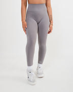 Women's Seamless Scrunched Leggings in Grey