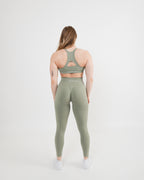Women's seamless leggings in Green