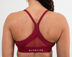 Women's Sports Bra in Burgundy