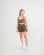 Women's Cropped top In Cappuccino