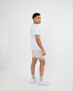 Mens gym shorts in Beige
