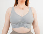 Women's Cropped top In Grey