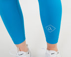 Women's seamless scrunched Leggings in Blue