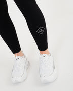 Women's seamless scrunched Leggings in Black