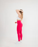 Women's Seamless Scrunched Leggings in Pink
