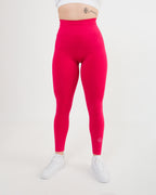Women's Seamless Scrunched Leggings in Pink