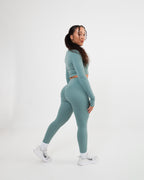 Women's scrunch leggings in Green