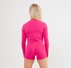 Women's cropped Jacket in Pink