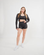 Women's activewear short in Dark Grey