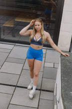 Women's sports bra in Navy