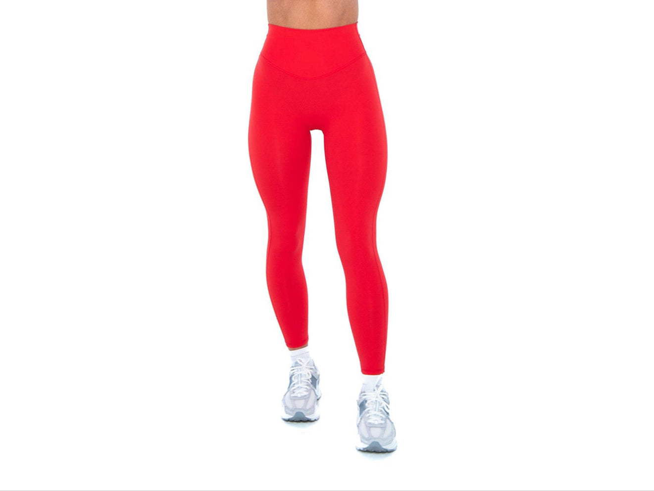 Women's stylish and sustainable leggings in Red