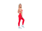 Women's stylish and sustainable leggings in Red