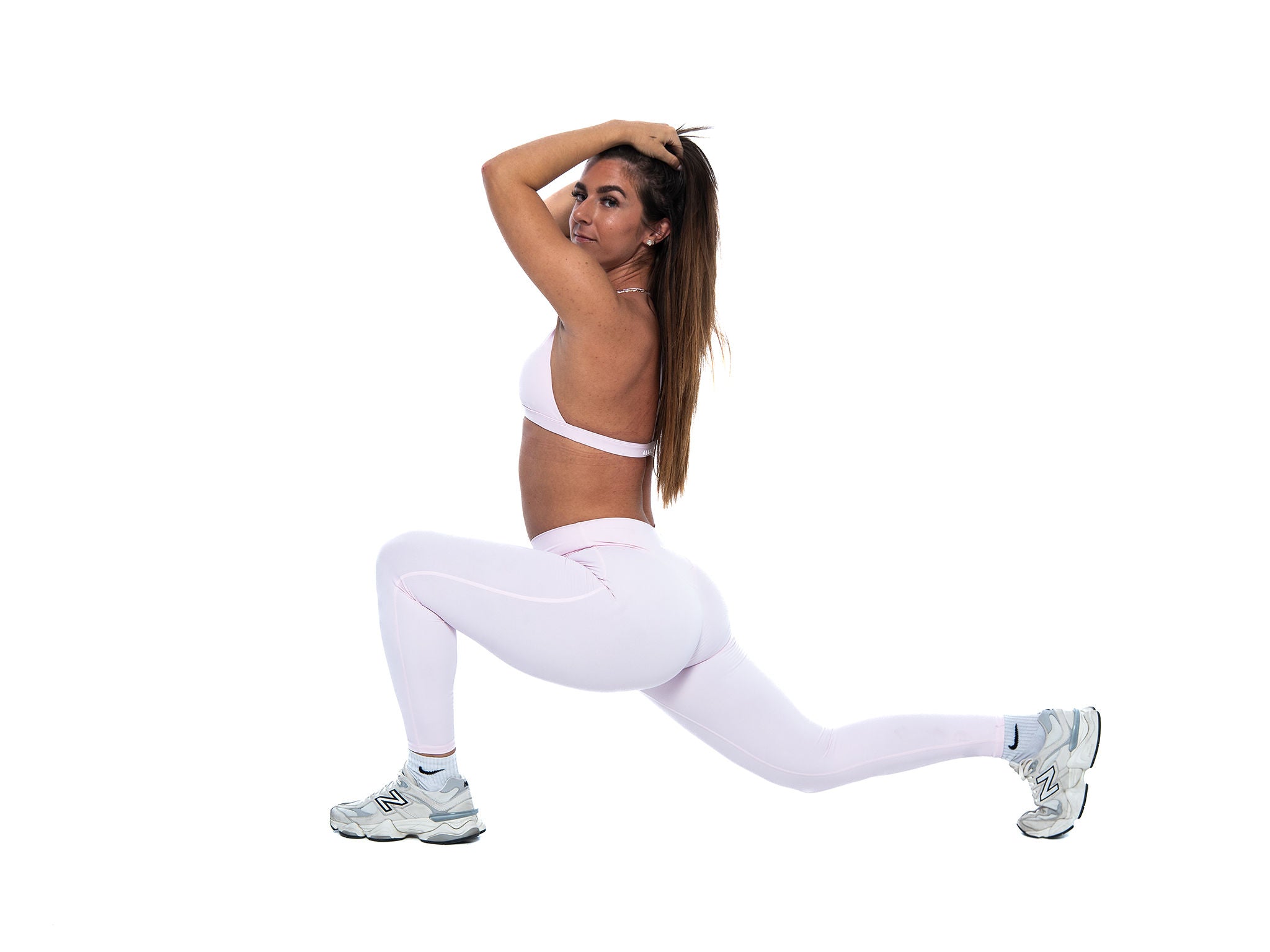 Women's stylish and sustainable leggings in Light Pink